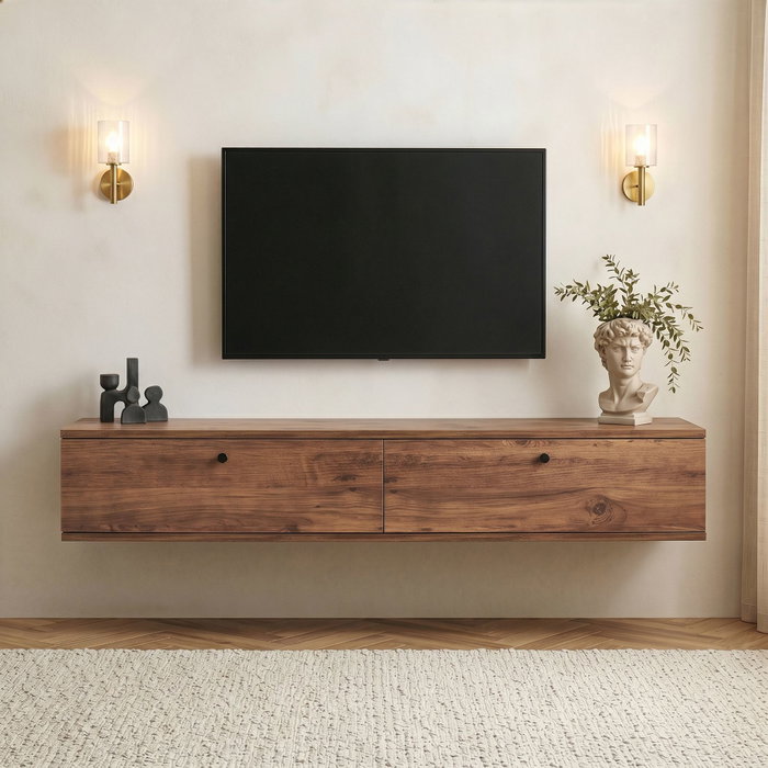 Nordure Soporte para TV Ligne 160 - Pino atlántico Nordure Soporte para TV Ligne 160 - Pino atlántico
